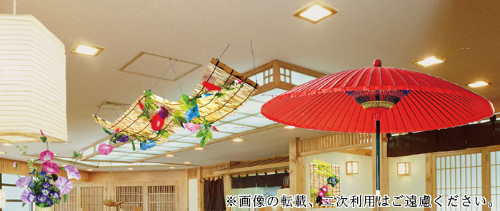 朝顔装飾用品 演出例