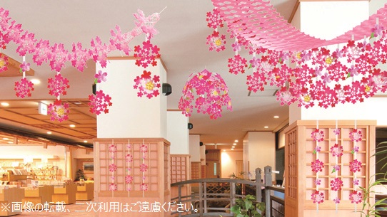 お花見・桜装飾事例