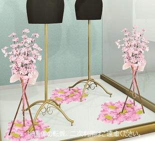 お花見・桜装飾事例
